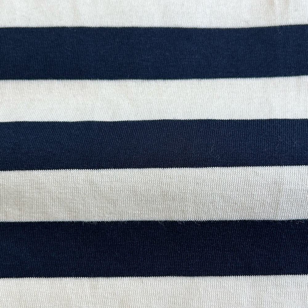 J. CREW NWT Off-the-Shoulder Nautical Stripe Dress Sz Small Blue White Coastal - Picture 8 of 12